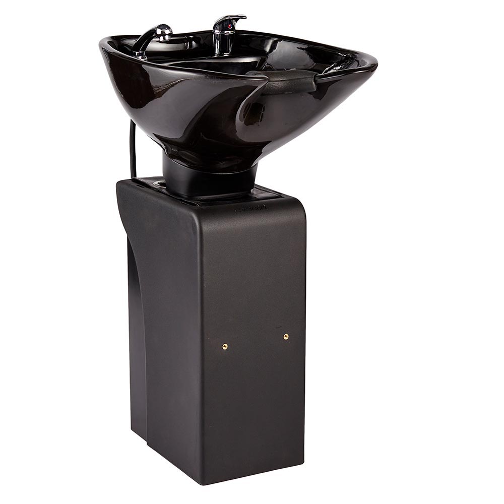 1000D XL Basin Black Full Stand