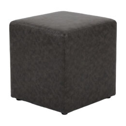 Waiting Ottoman Textured Black