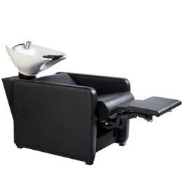 Kira II Electric Recline Wash Lounge - Black