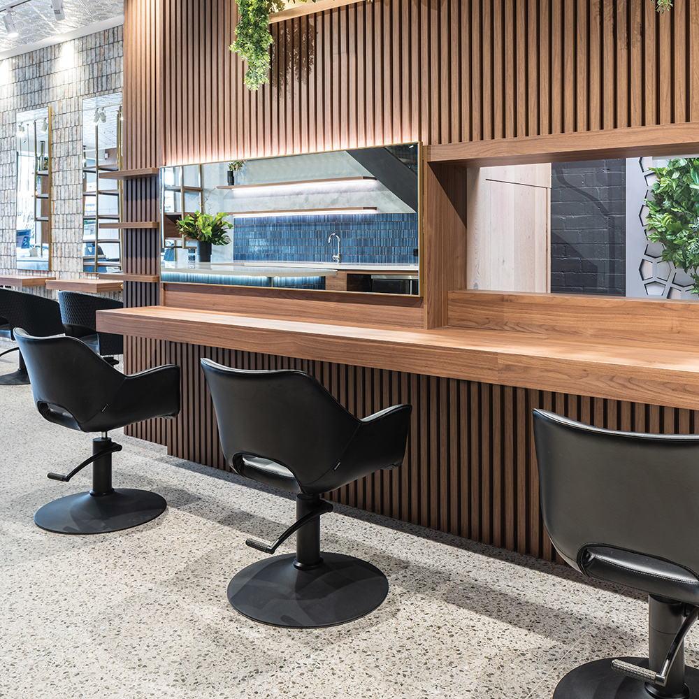 2 Chloe Black Salon Chair