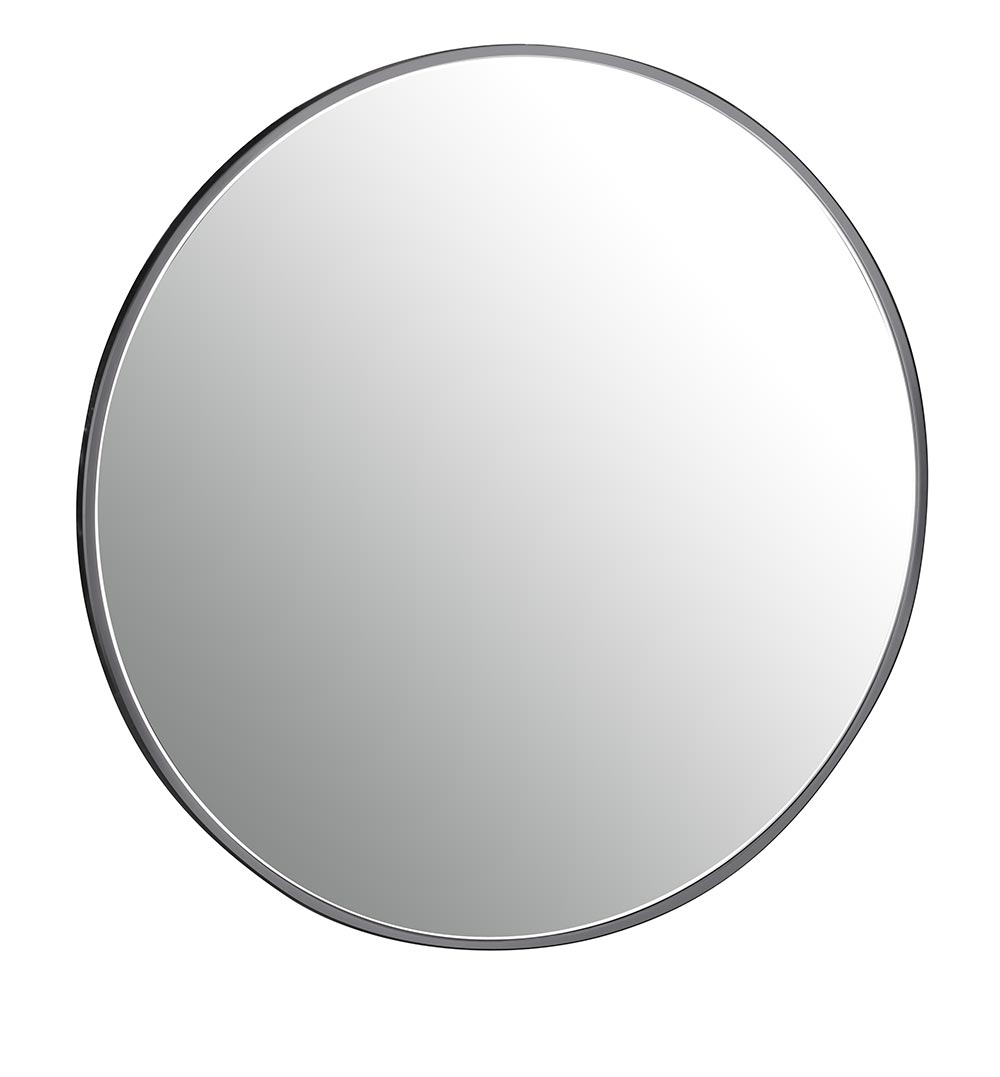8122 Nero Round Salon Mirror 4
