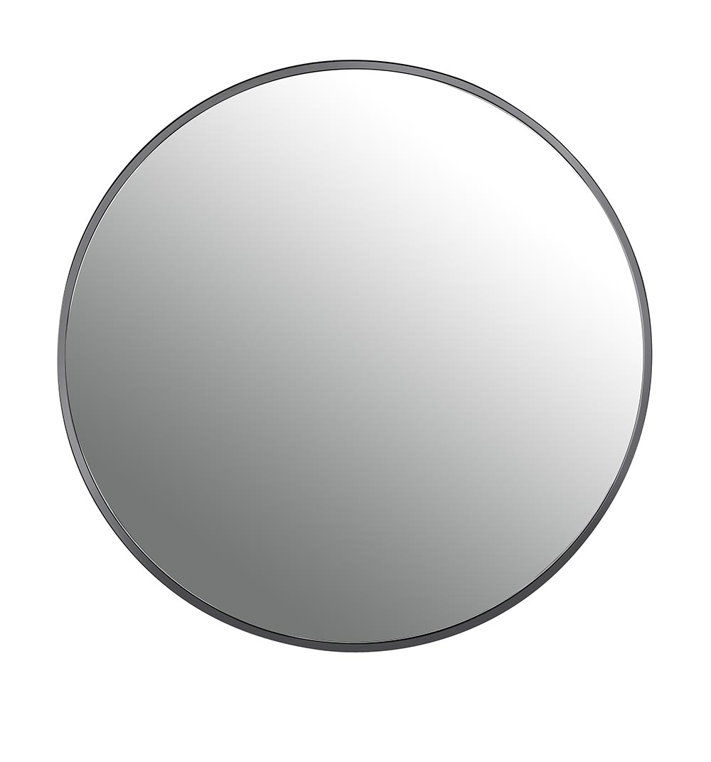 8122 Nero Round Salon Mirror 5