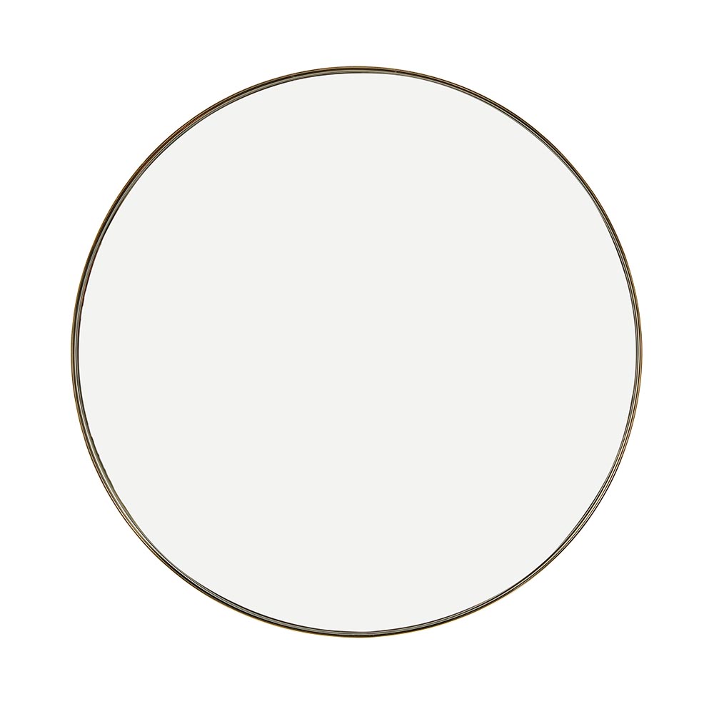8719 Halo Round Brass Mirror 1