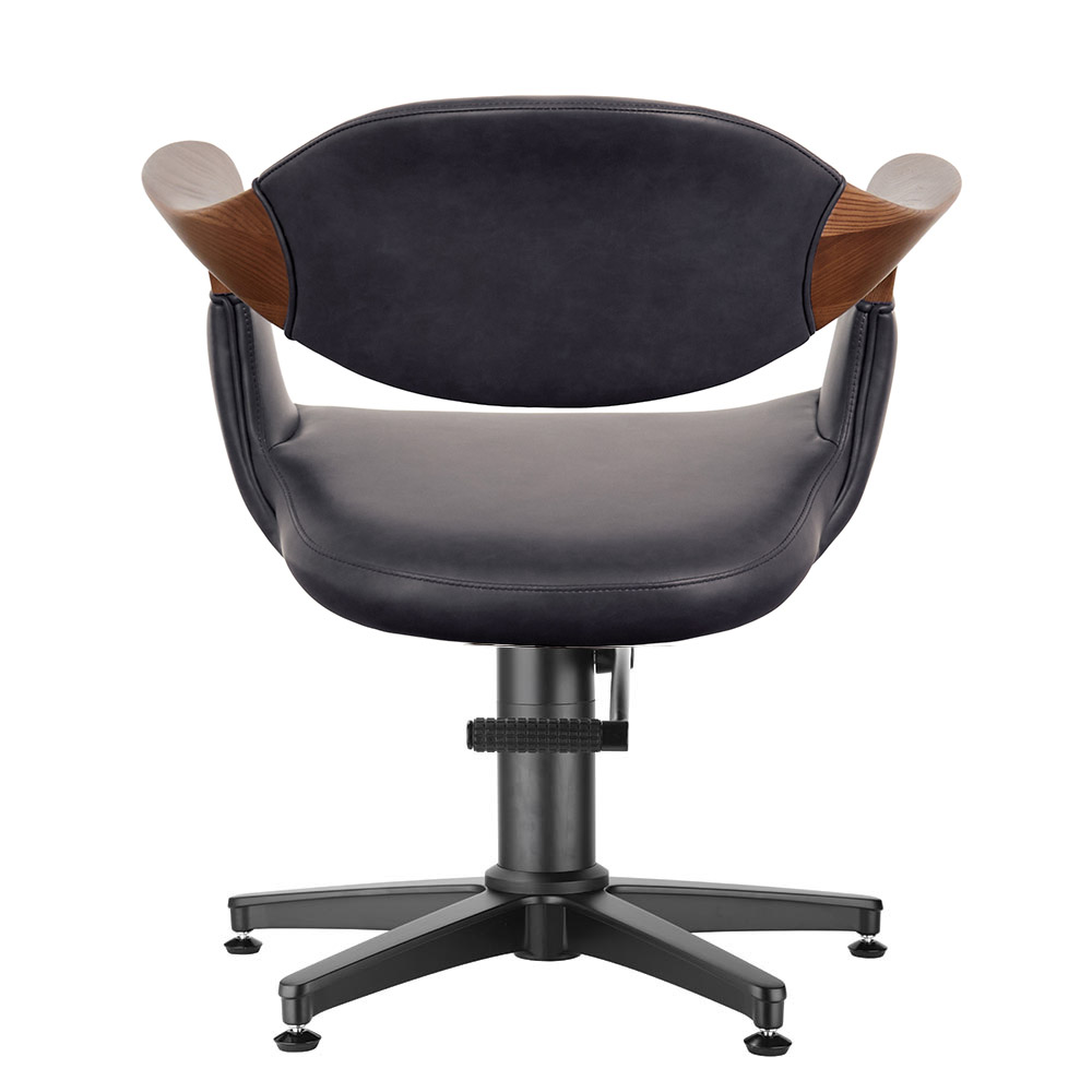 3017.01.MD Oakley Midnight Salon Chair Back Black Base