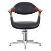 3017.01.MD Oakley Midnight Salon Chair Front
