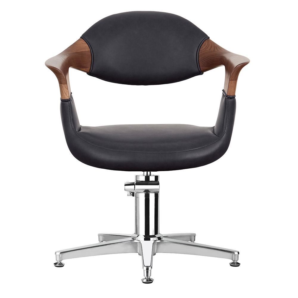 3017.01.MD Oakley Midnight Salon Chair Front