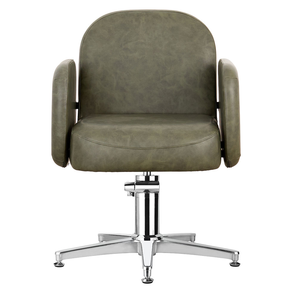 3018.01.S Lulu Sage Green Salon Chair Front