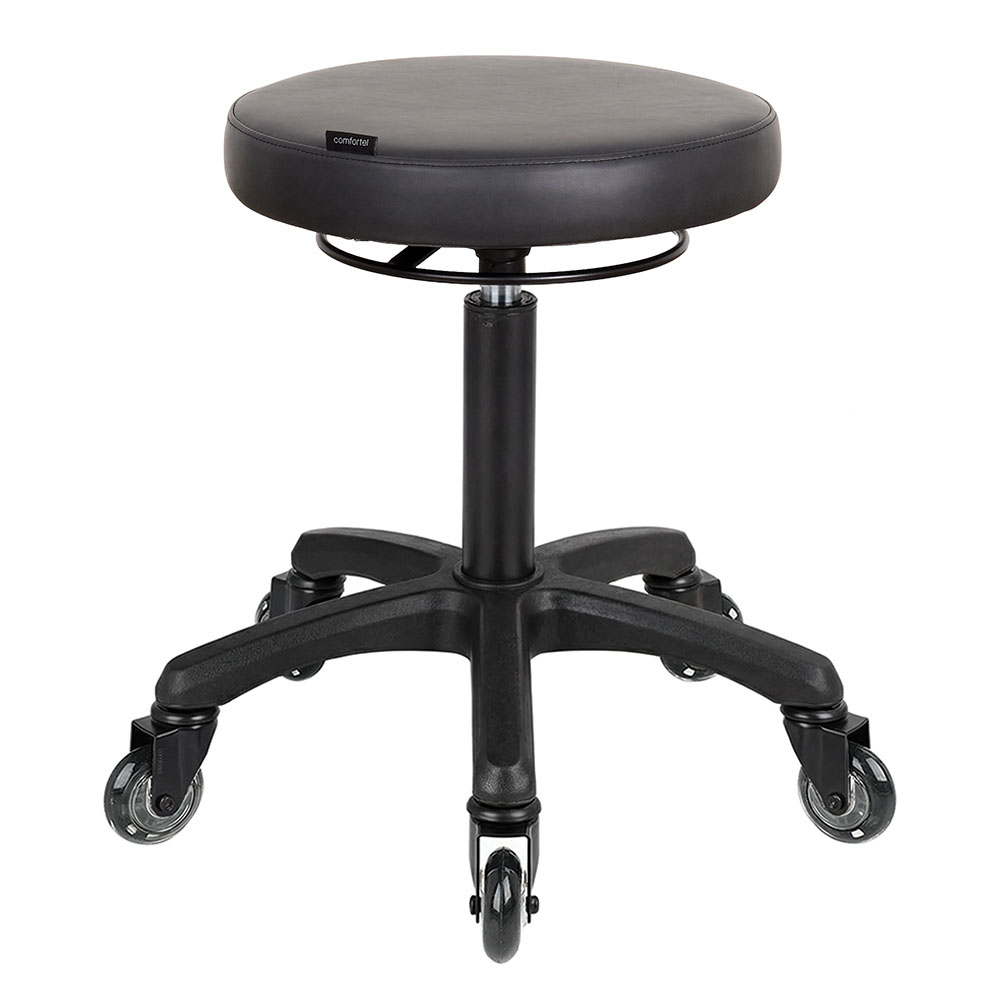3500.01.MD Midnight Salon Stool Black Base