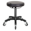 3500.01.MD Midnight Salon Stool Black Base