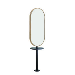 Black Pole Joiner II with Dune Salon Mirror