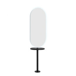 Black Pole Joiner II with Oval LED III